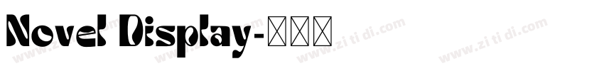 Novel Display字体转换